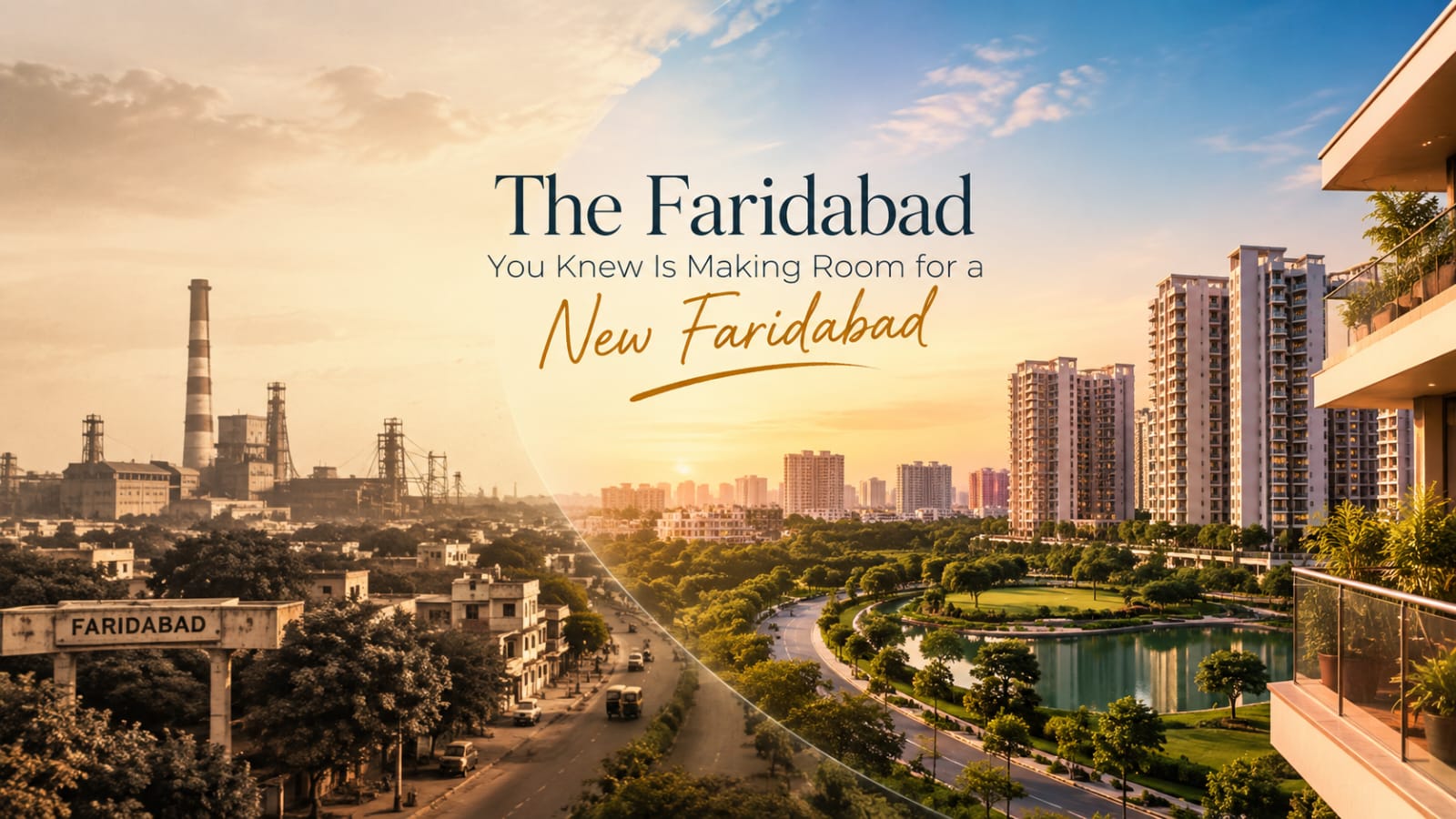 The Faridabad You Knew Is Making Room for a New Faridabad….🏭