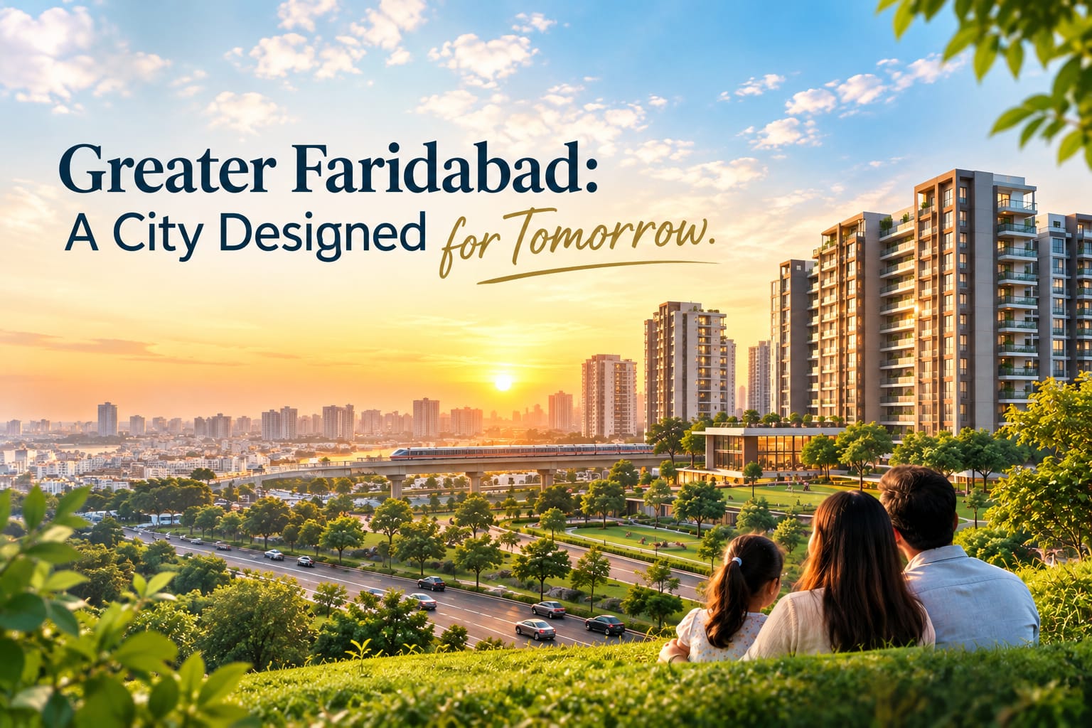 Greater Faridabad: A City Designed for Tomorrow..🏠🏗️